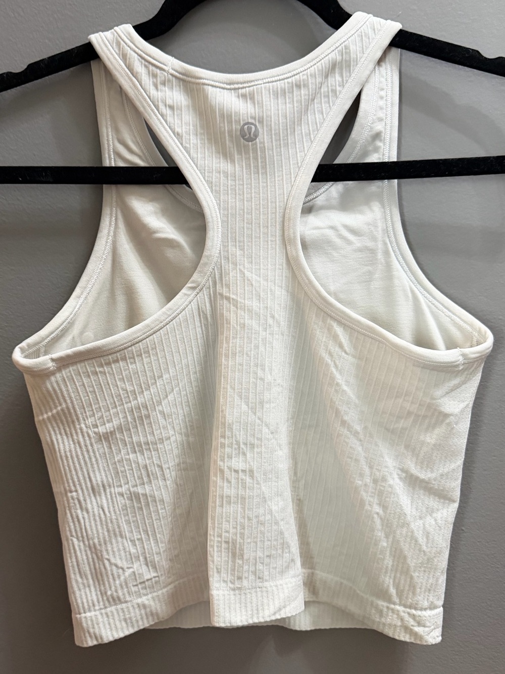 lululemon athletica White Racerback Crop Tank - Picture 5 of 7